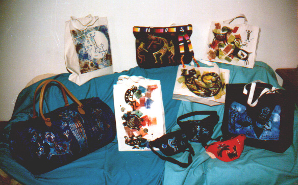 large image of different colorful bag styles