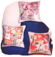 Printed pillows by Carol