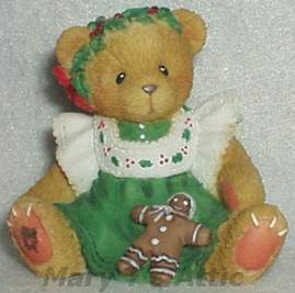 Girl With Gingerbread Doll Mini Figurine