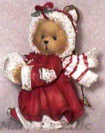 Girl with Muff Ornament