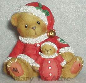 Santa Sitting With Toys Mini Figurine