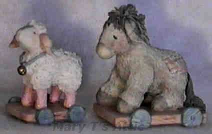 Sheep and Donkey