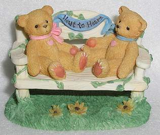 Two Bears On Bench